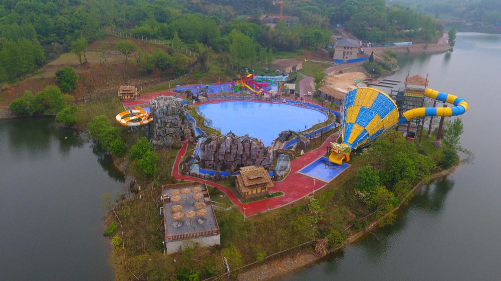 parque acuático del lago xinyang bailu parque acuático daxin